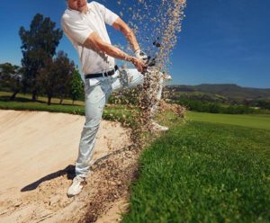 Sortie de bunker au sand wedge